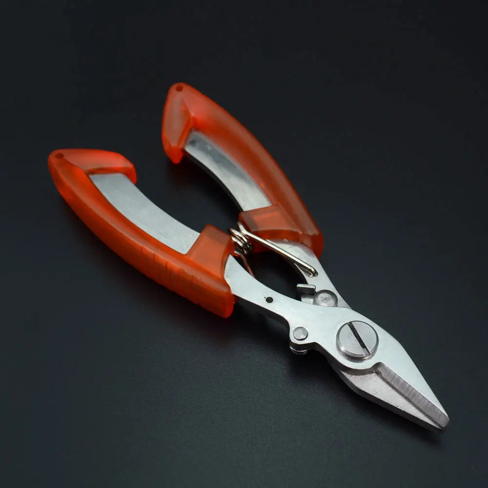 Fishing Tackle Tool Fishing Scissor Made By Stainless Steel with Bag 3 Color Available