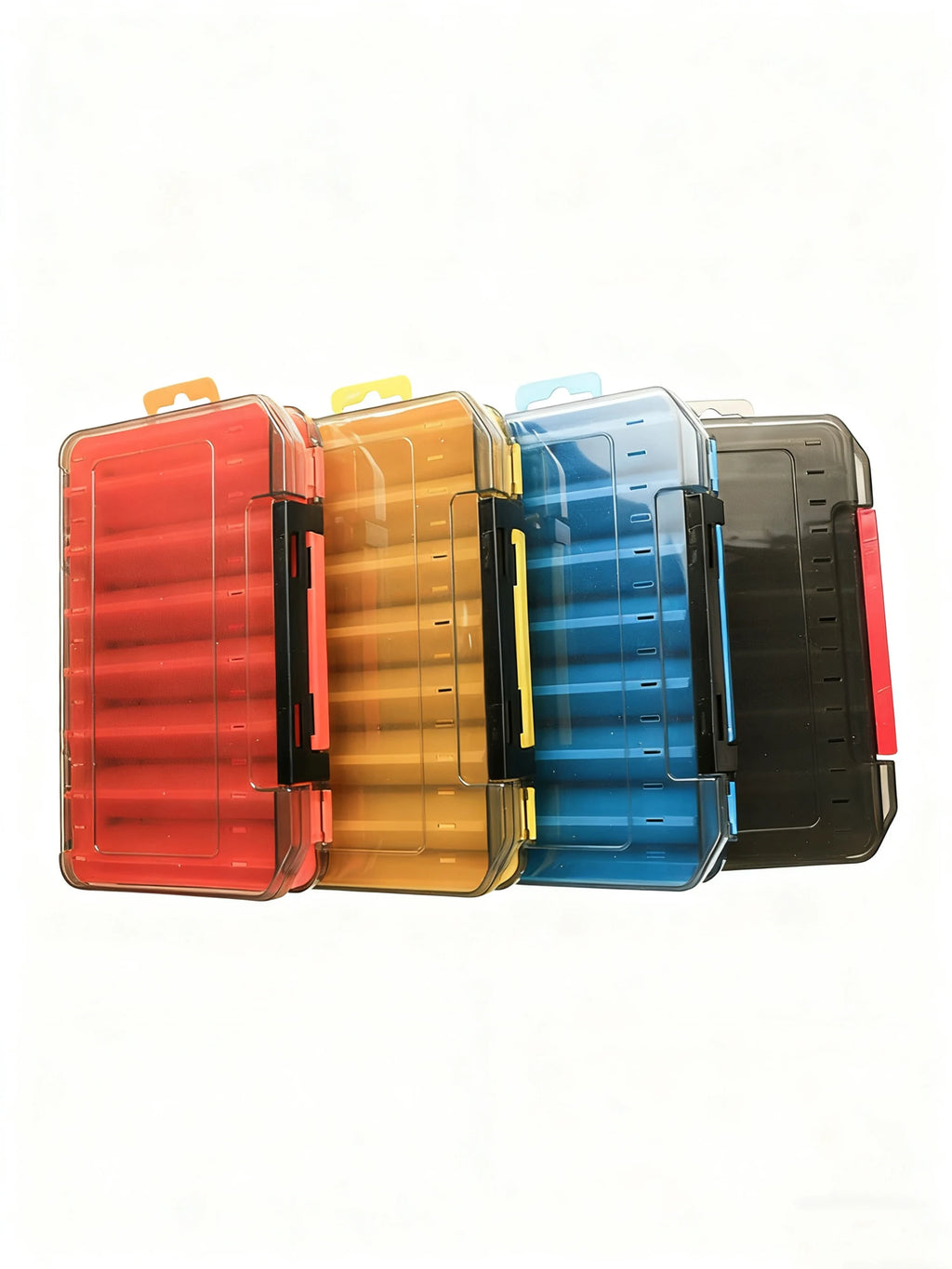 Fishing Tackle Boxes Double Layer Bait Container Portable Organizer Boxes Compartments Fishing Accessories Plastic Case