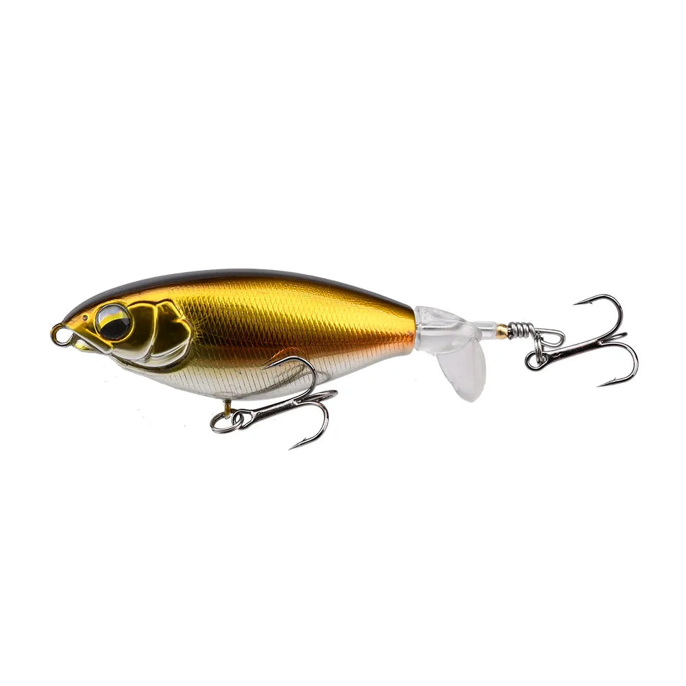 Topwater Fishing Lure – 6g/10g Hard Bait with Soft Rotating Tail