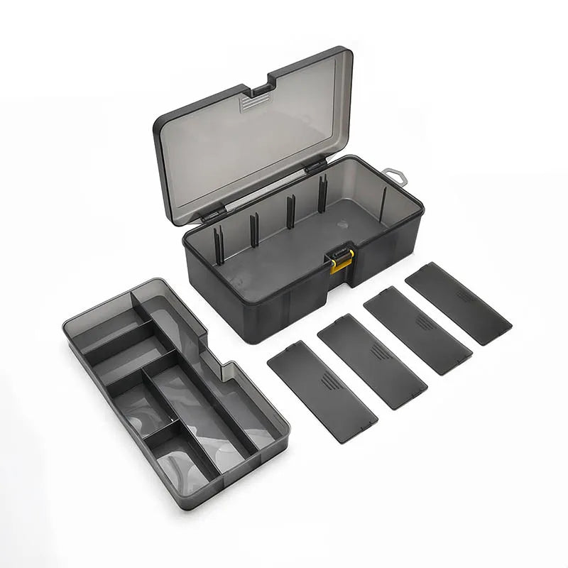 Large Capacity Fishing Tackle Box – Hook, Lure & Bait Organizer