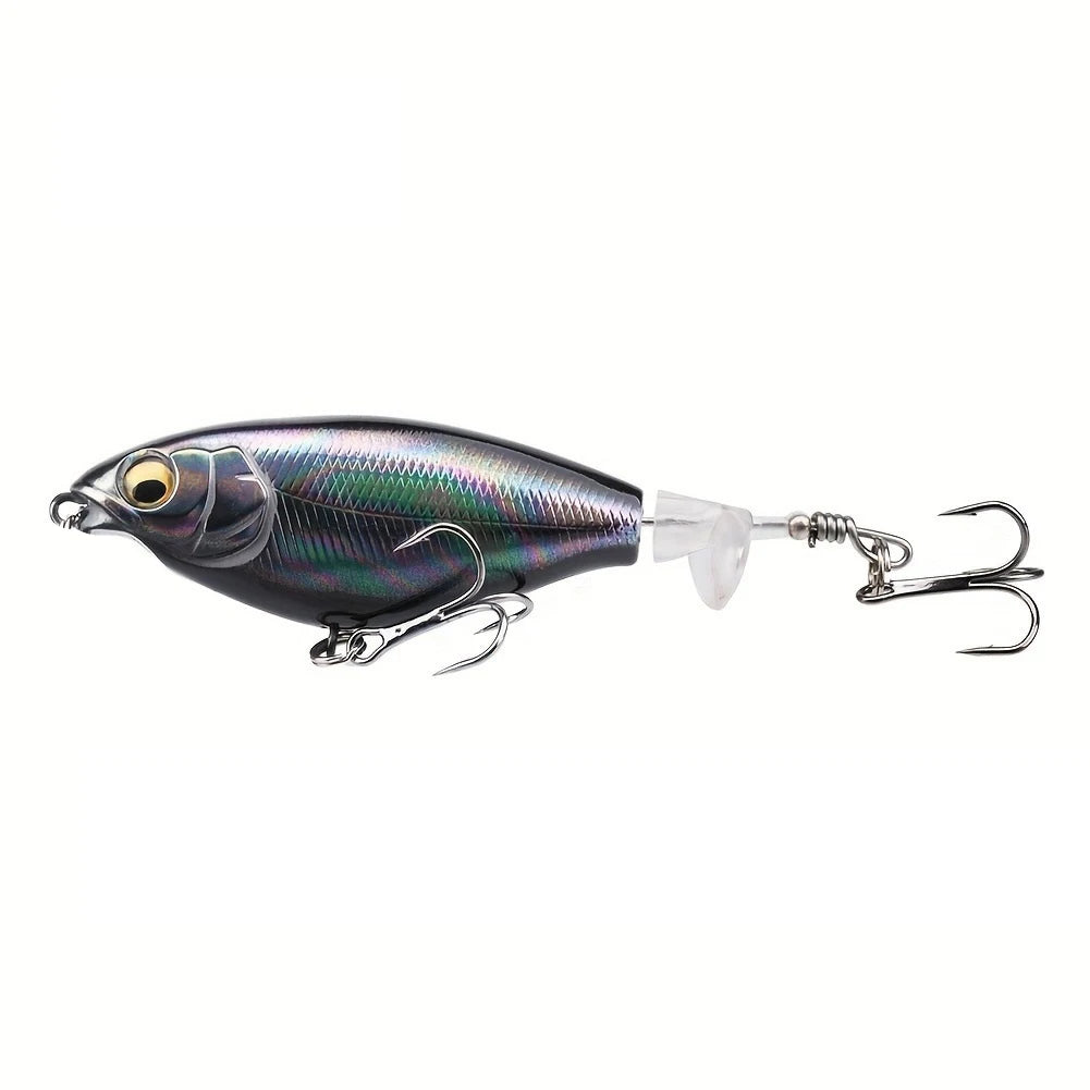 Topwater Fishing Lure – 6g/10g Hard Bait with Soft Rotating Tail