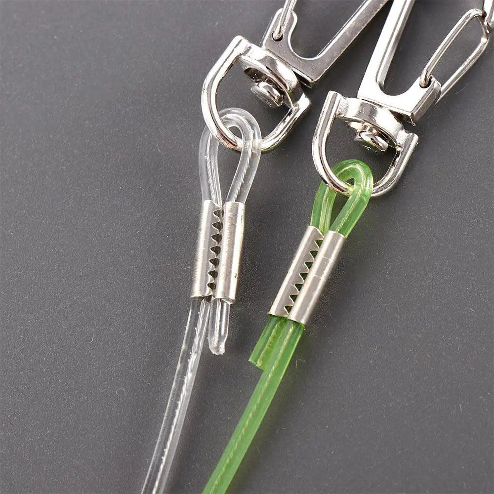 Fishing Tackle Elastic Rope Heavy Duty Retractable Spring Rope Fishing Lanyards Safety Line Anti-lost Ropes Fishing Ropes