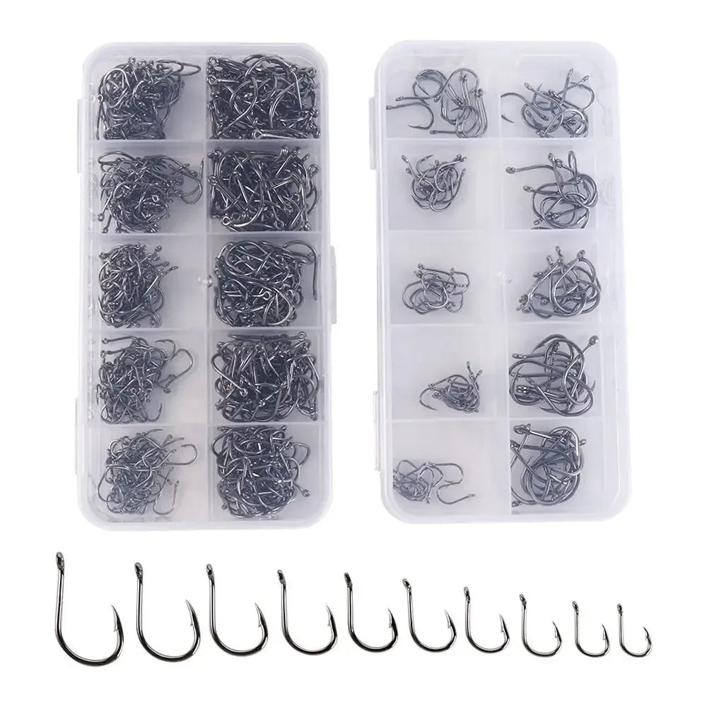 Tackle Accessories Fishing Accessories Fishing Tools Fishing Tackle Lure Hooks Fishing Hooks Set Fishing Hook Barbed Fishhooks