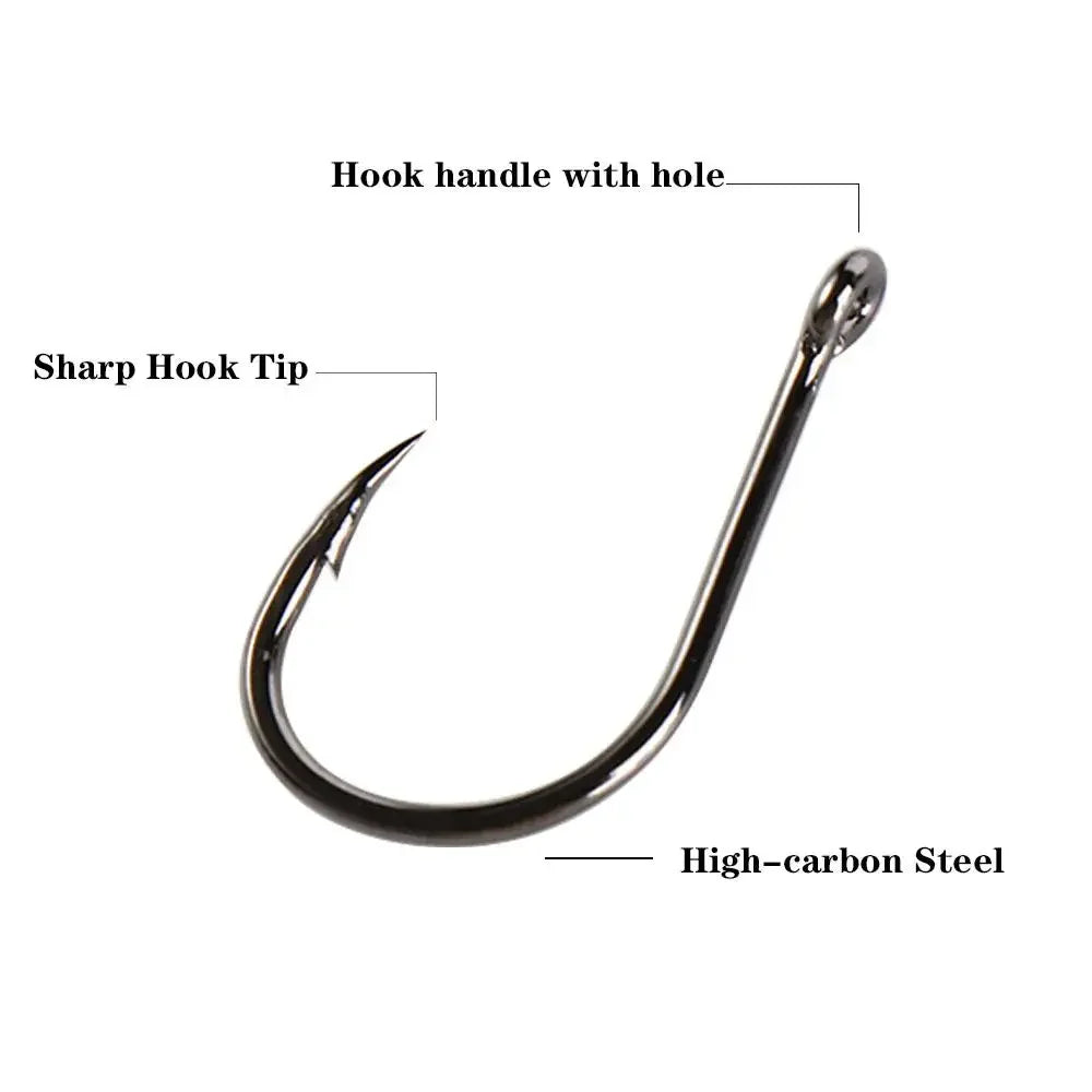 Tackle Accessories Fishing Accessories Fishing Tools Fishing Tackle Lure Hooks Fishing Hooks Set Fishing Hook Barbed Fishhooks