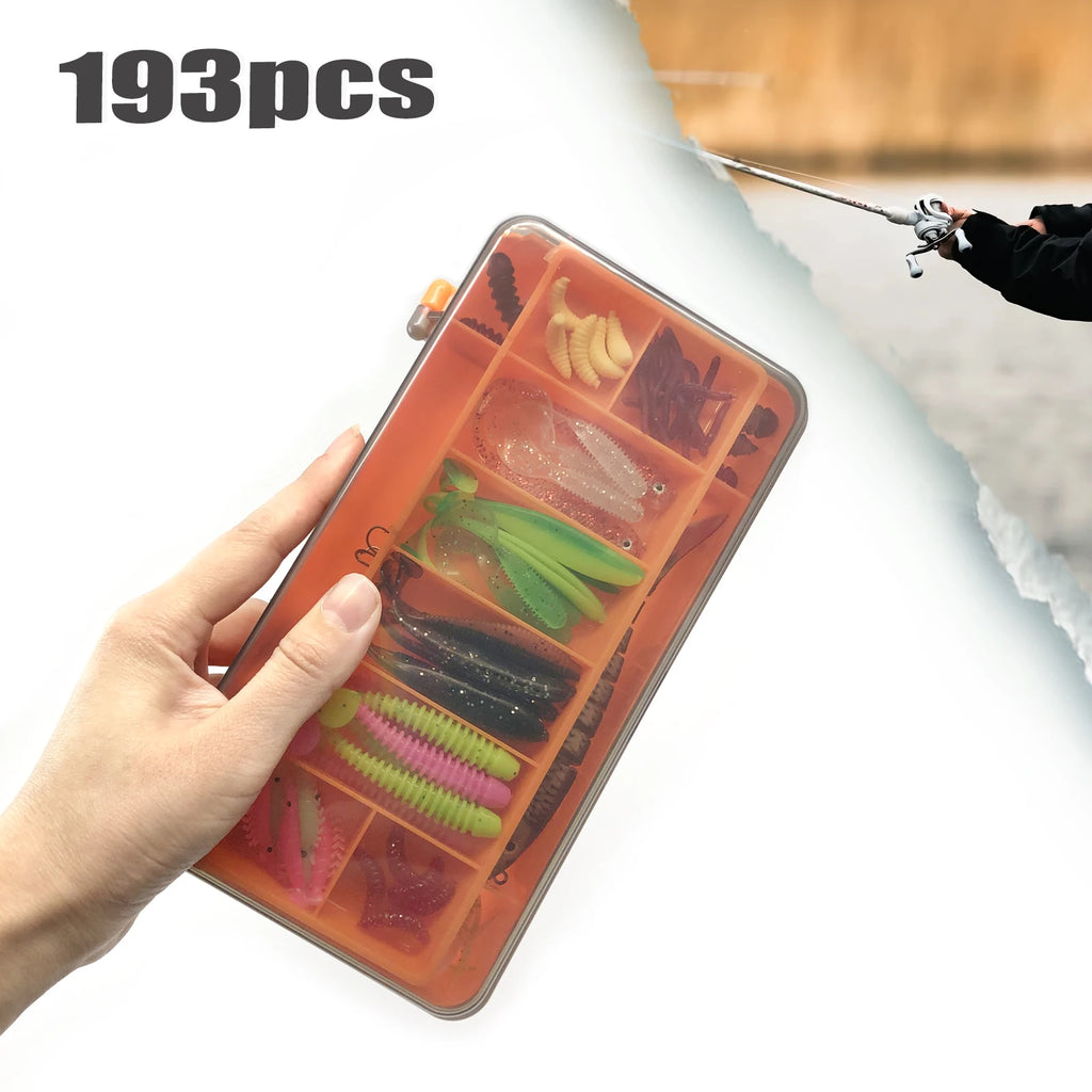 Complete Fishing Lure Kit – 83 to 409 Piece Sets for Bass, Pike & Trout