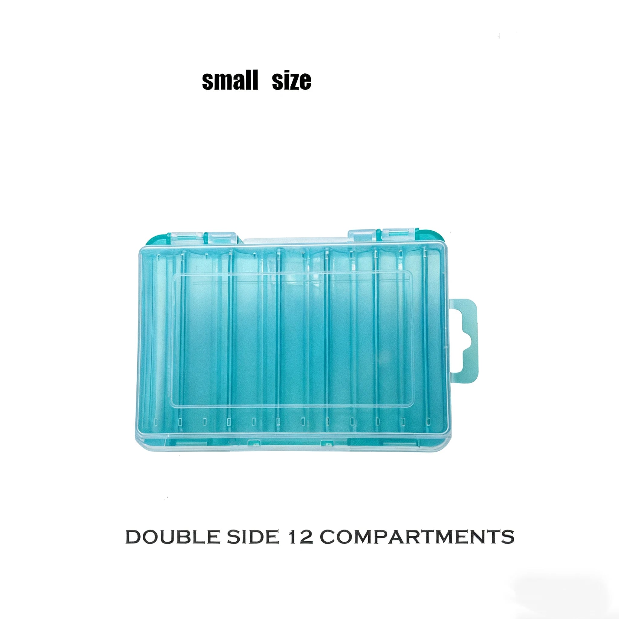 Fishing Tackle Boxes Double Layer Bait Container Portable Organizer Boxes Compartments Fishing Accessories Plastic Case
