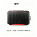 Fishing Tackle Boxes Double Layer Bait Container Portable Organizer Boxes Compartments Fishing Accessories Plastic Case