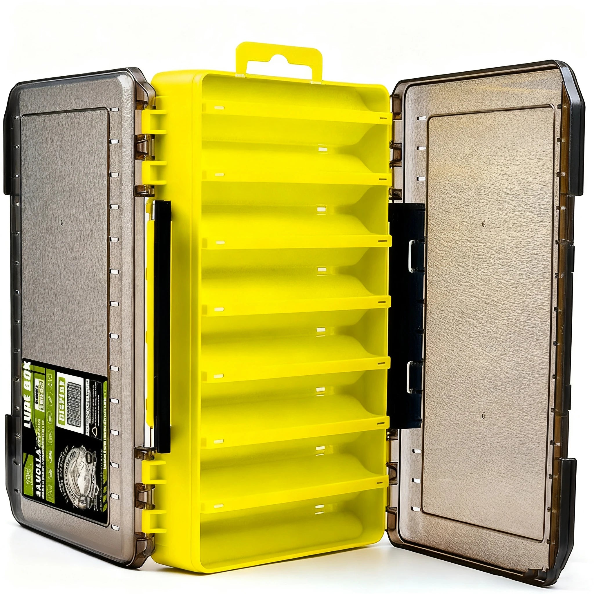 Fishing Tackle Boxes Double Layer Bait Container Portable Organizer Boxes Compartments Fishing Accessories Plastic Case