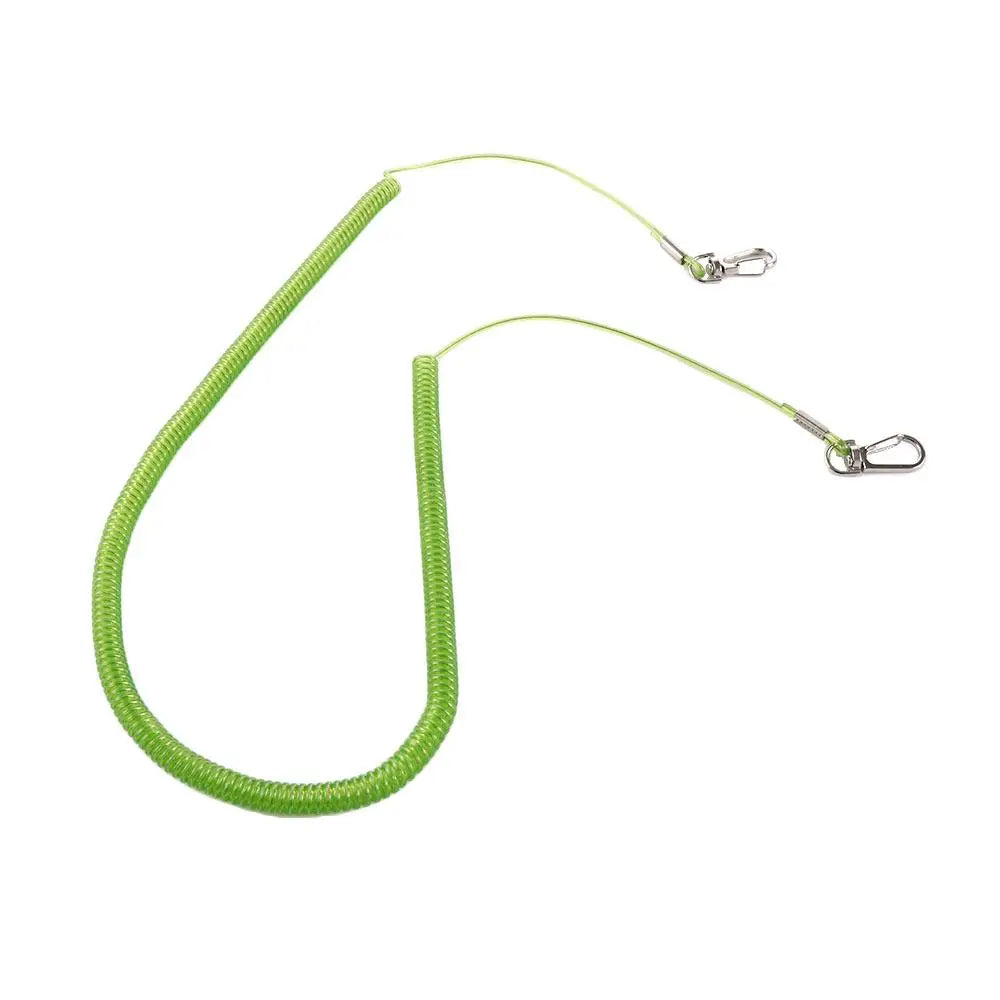 Fishing Tackle Elastic Rope Heavy Duty Retractable Spring Rope Fishing Lanyards Safety Line Anti-lost Ropes Fishing Ropes