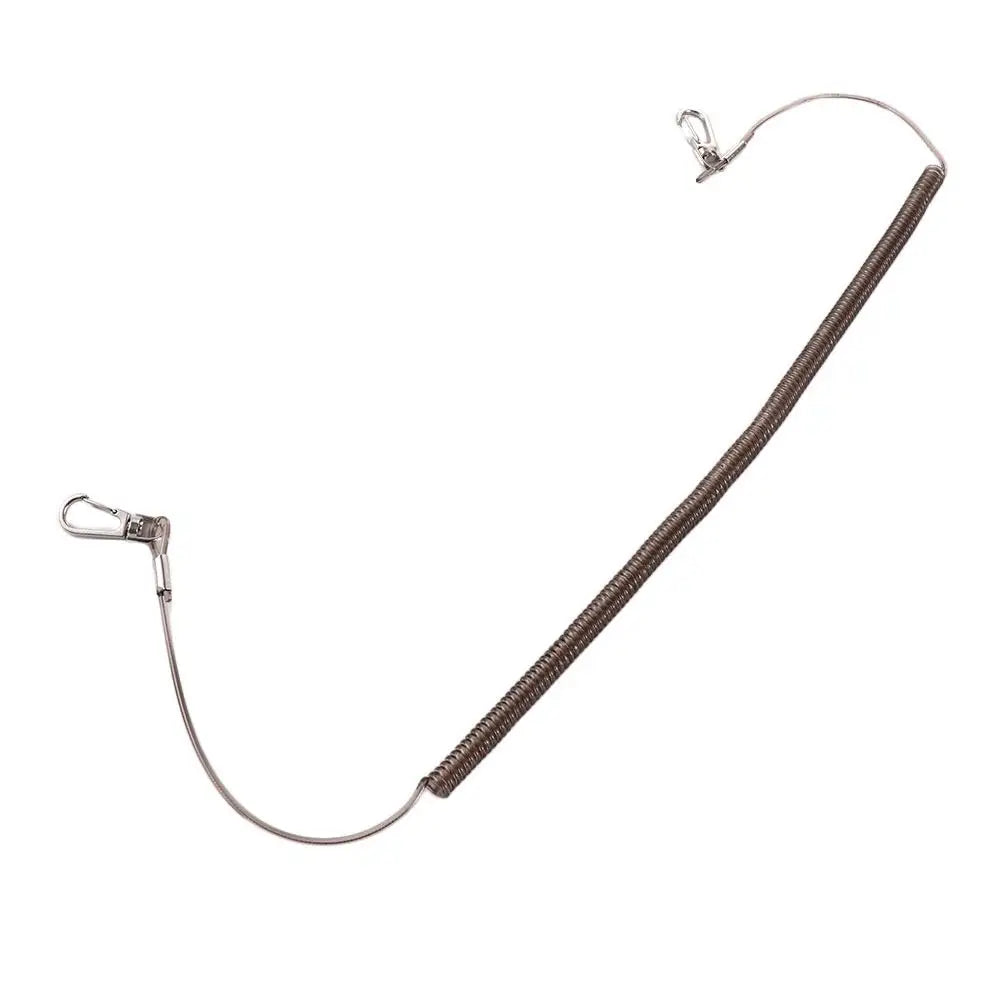 Fishing Tackle Elastic Rope Heavy Duty Retractable Spring Rope Fishing Lanyards Safety Line Anti-lost Ropes Fishing Ropes